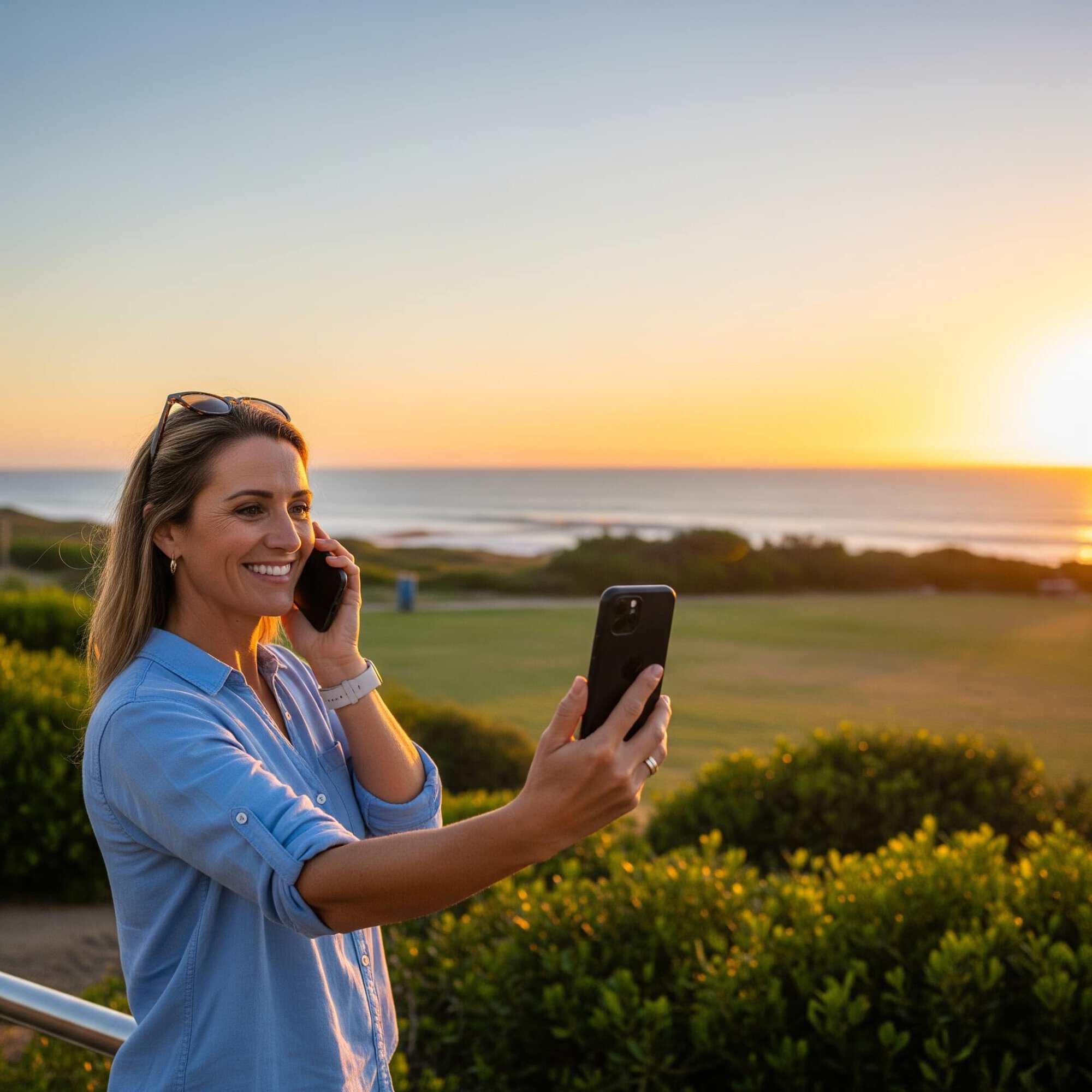 AI call agent assisting a customer